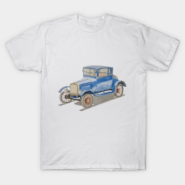 Retro Car T-Shirt by An.D.L.